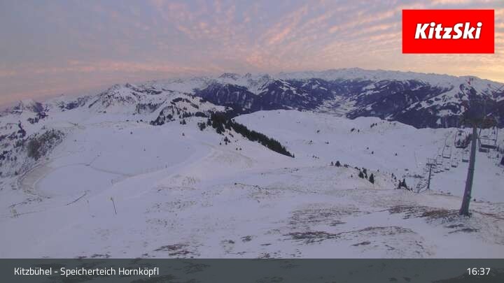 Archiv Foto Webcam Kitzbühel - Speicherteich Hornköpfl