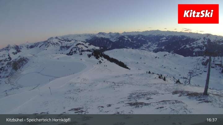 Archiv Foto Webcam Kitzbühel - Speicherteich Hornköpfl