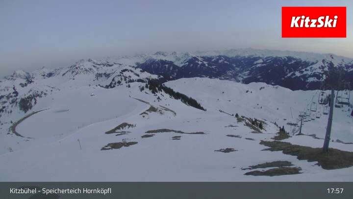 Archiv Foto Webcam Kitzbühel - Speicherteich Hornköpfl