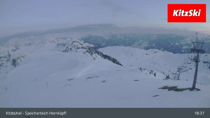 Archiv Foto Webcam Kitzbühel - Speicherteich Hornköpfl