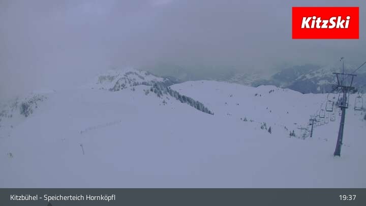 Archiv Foto Webcam Kitzbühel - Speicherteich Hornköpfl