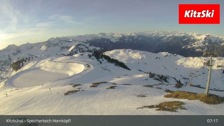 Archiv Foto Webcam Kitzbühel - Speicherteich Hornköpfl