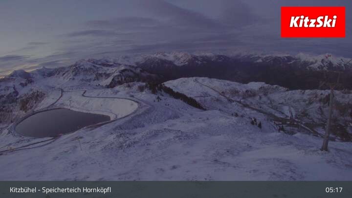 Archiv Foto Webcam Kitzbühel - Speicherteich Hornköpfl