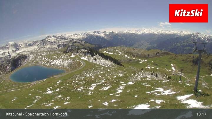 Archiv Foto Webcam Kitzbühel - Speicherteich Hornköpfl