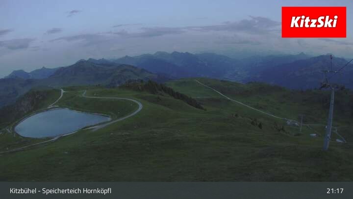 Archiv Foto Webcam Kitzbühel - Speicherteich Hornköpfl
