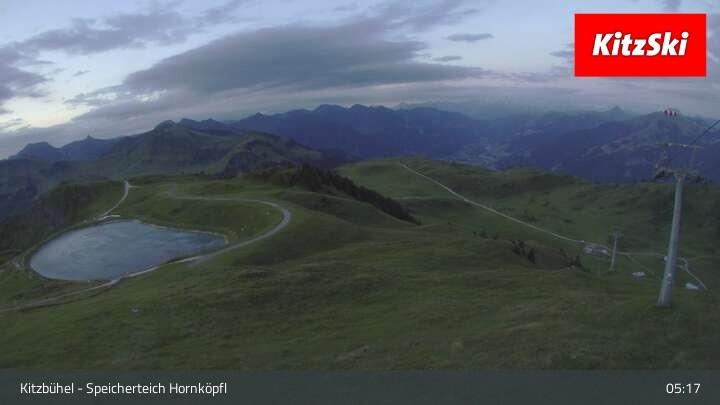 Archiv Foto Webcam Kitzbühel - Speicherteich Hornköpfl
