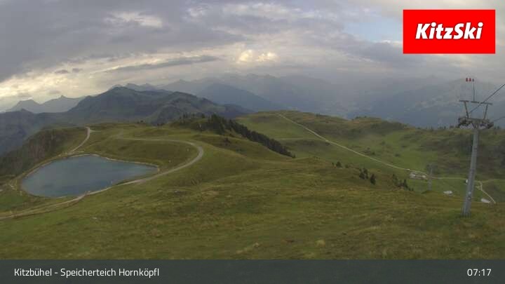 Archiv Foto Webcam Kitzbühel - Speicherteich Hornköpfl