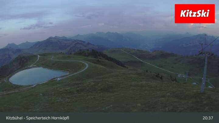 Archiv Foto Webcam Kitzbühel - Speicherteich Hornköpfl