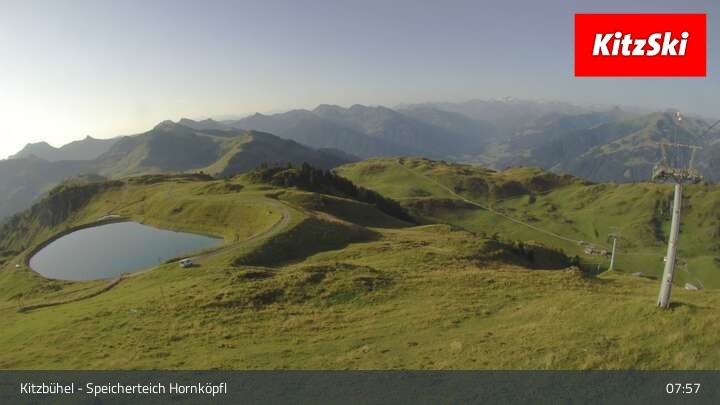 Archiv Foto Webcam Kitzbühel - Speicherteich Hornköpfl