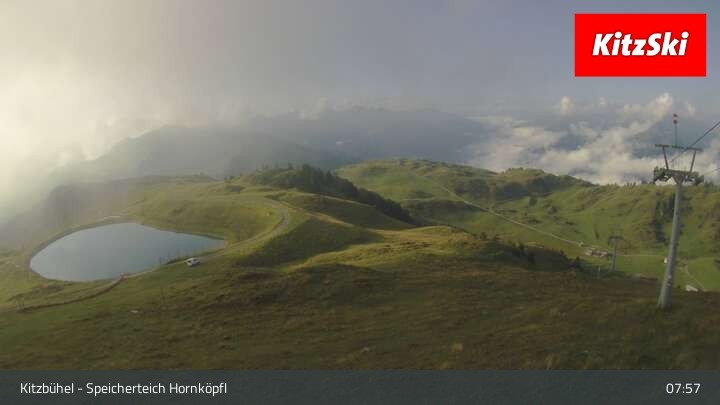 Archived image Webcam Kitzbühel - Hornköpfl Reservoir Pond