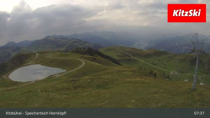 Archiv Foto Webcam Kitzbühel - Speicherteich Hornköpfl
