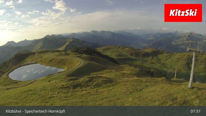 Archived image Webcam Kitzbühel - Hornköpfl Reservoir Pond