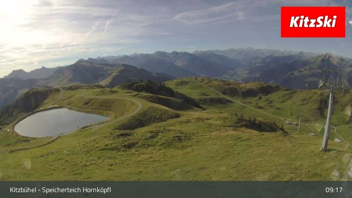 Archiv Foto Webcam Kitzbühel - Speicherteich Hornköpfl