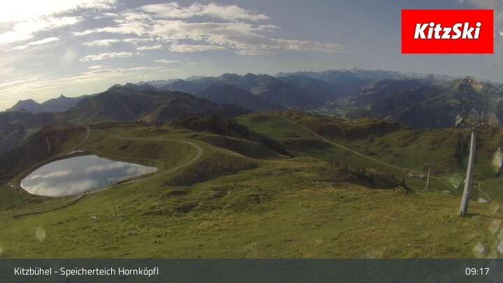 Archiv Foto Webcam Kitzbühel - Speicherteich Hornköpfl