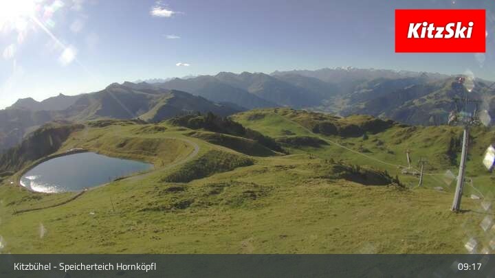 Archiv Foto Webcam Kitzbühel - Speicherteich Hornköpfl