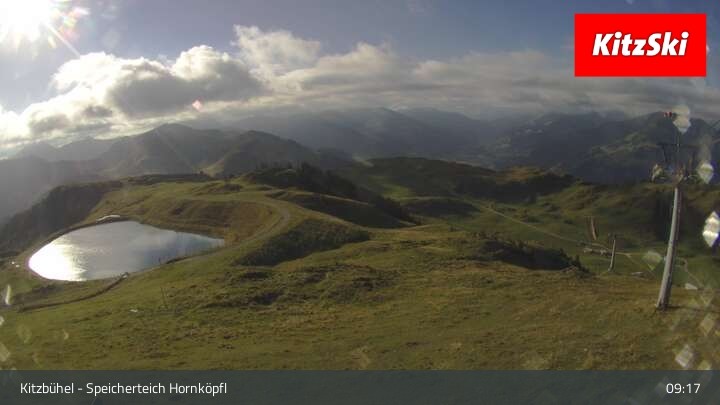 Archiv Foto Webcam Kitzbühel - Speicherteich Hornköpfl