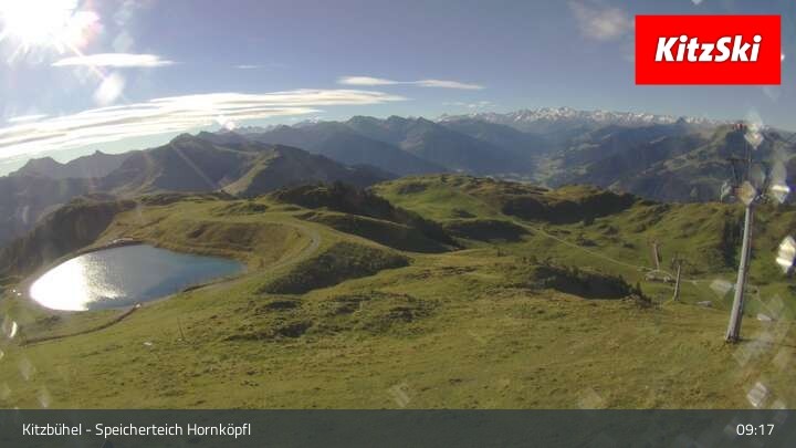 Archiv Foto Webcam Kitzbühel - Speicherteich Hornköpfl
