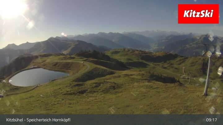 Archiv Foto Webcam Kitzbühel - Speicherteich Hornköpfl
