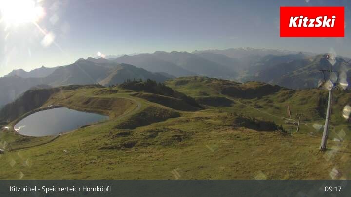 Archiv Foto Webcam Kitzbühel - Speicherteich Hornköpfl