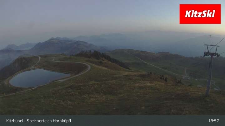 Archiv Foto Webcam Kitzbühel - Speicherteich Hornköpfl