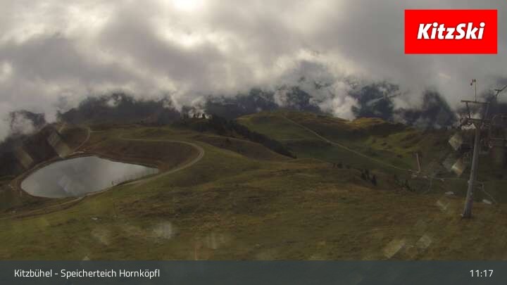 Archiv Foto Webcam Kitzbühel - Speicherteich Hornköpfl