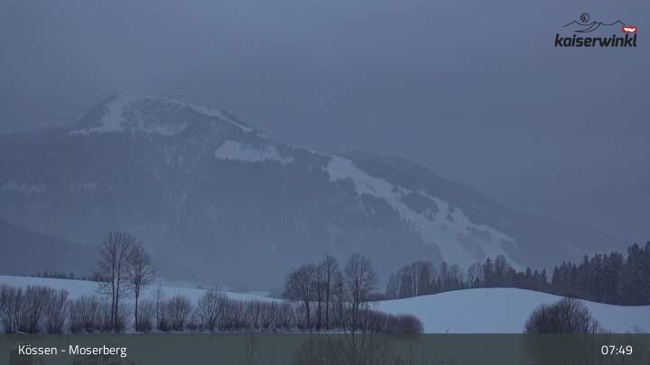 Archived image Webcam Moserberg Mountain Kössen