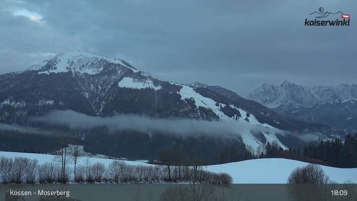 Archived image Webcam Moserberg Mountain Kössen