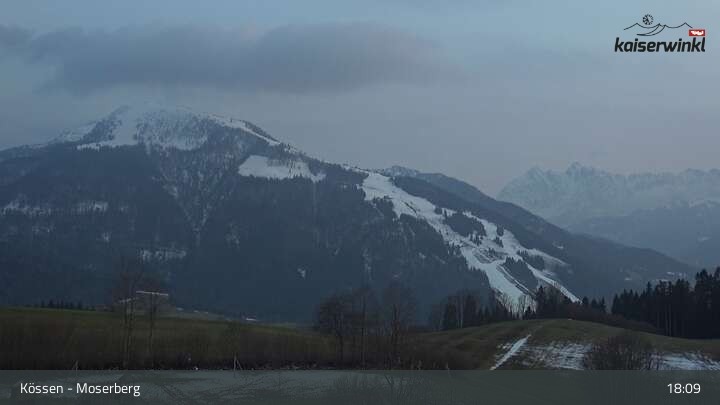Archived image Webcam Moserberg Mountain Kössen