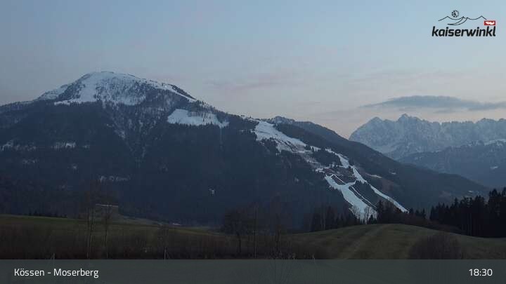 Archived image Webcam Moserberg Mountain Kössen