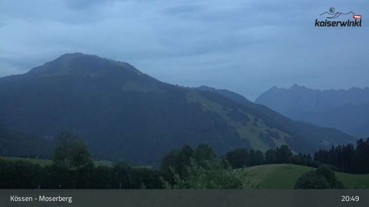Archived image Webcam Moserberg Mountain Kössen