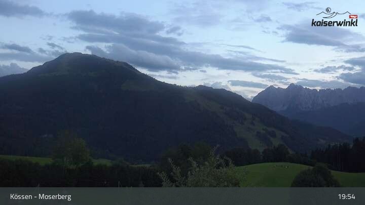 Archived image Webcam Moserberg Mountain Kössen