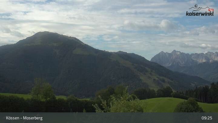 Archived image Webcam Moserberg Mountain Kössen
