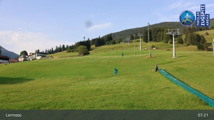 Archiv Foto Webcam Lermoos - Familyjet Talstation