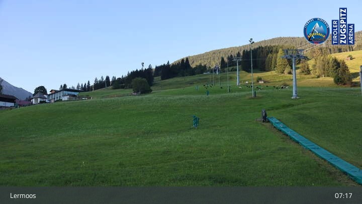 Archiv Foto Webcam Lermoos - Familyjet Talstation