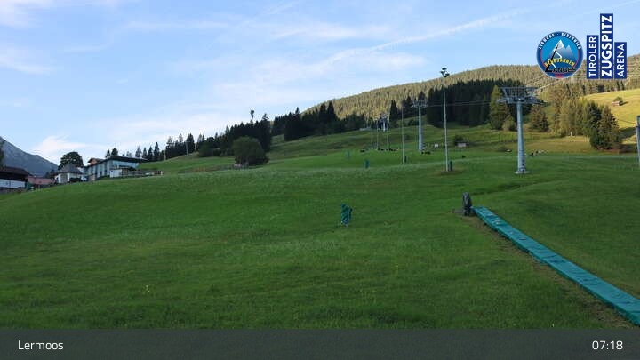 Archiv Foto Webcam Lermoos - Familyjet Talstation