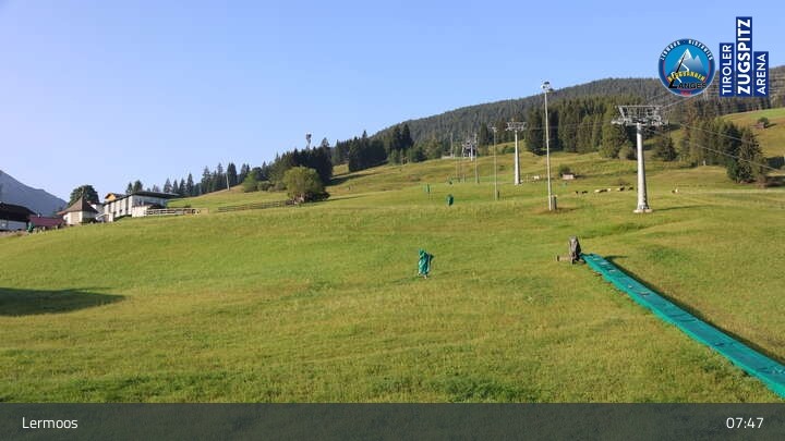 Archiv Foto Webcam Lermoos - Familyjet Talstation