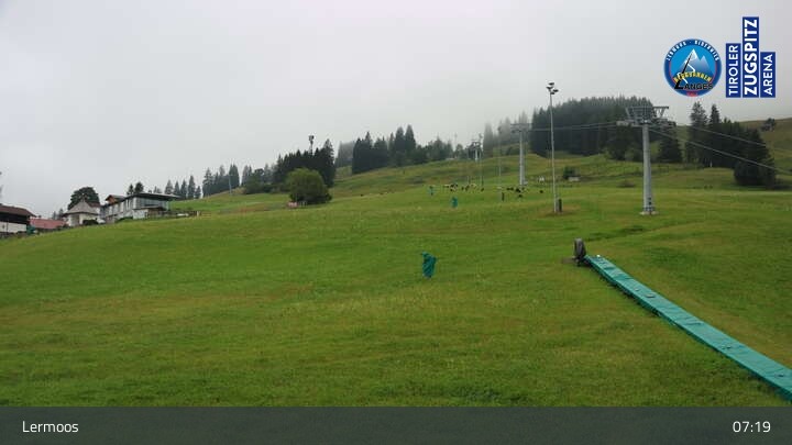 Archiv Foto Webcam Lermoos - Familyjet Talstation