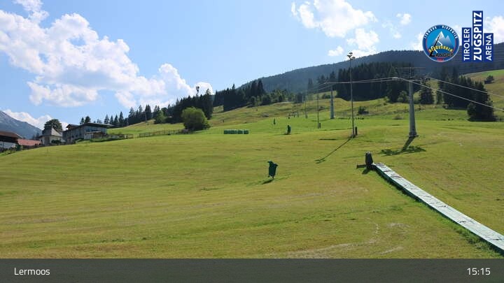 Archiv Foto Webcam Lermoos - Familyjet Talstation