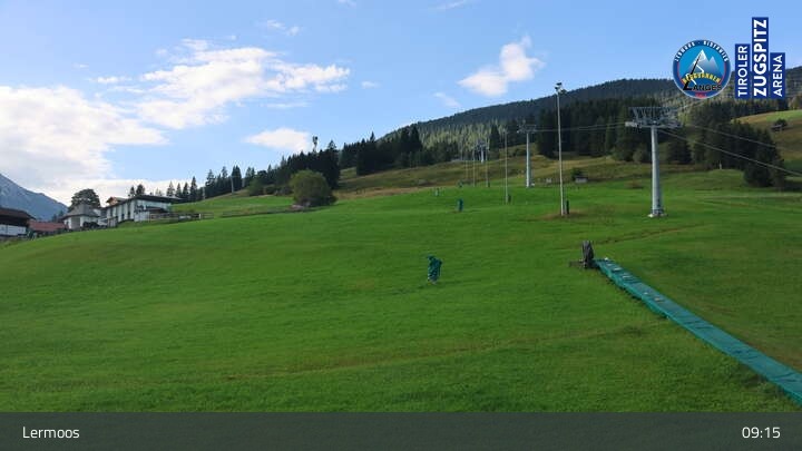 Archiv Foto Webcam Lermoos - Familyjet Talstation