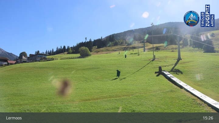 Archiv Foto Webcam Lermoos - Familyjet Talstation