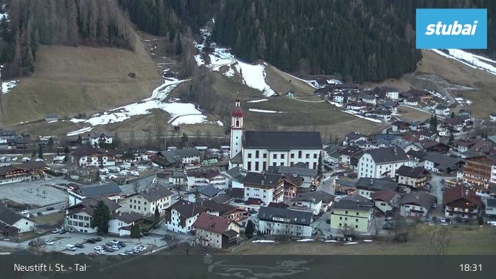 Archived image Webcam View of Neustift im Stubaital