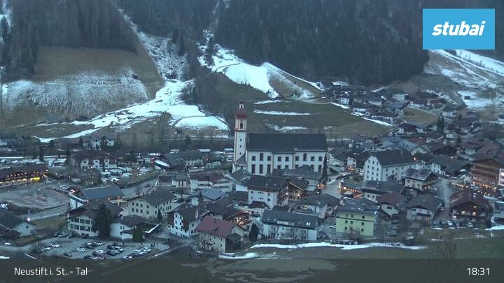 Archived image Webcam View of Neustift im Stubaital