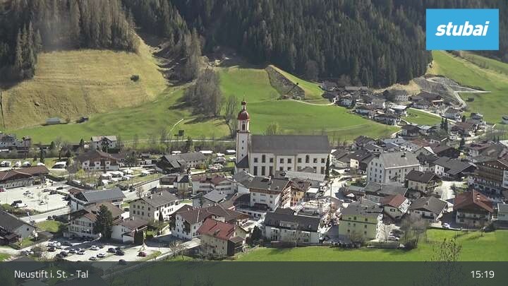 Archived image Webcam View of Neustift im Stubaital
