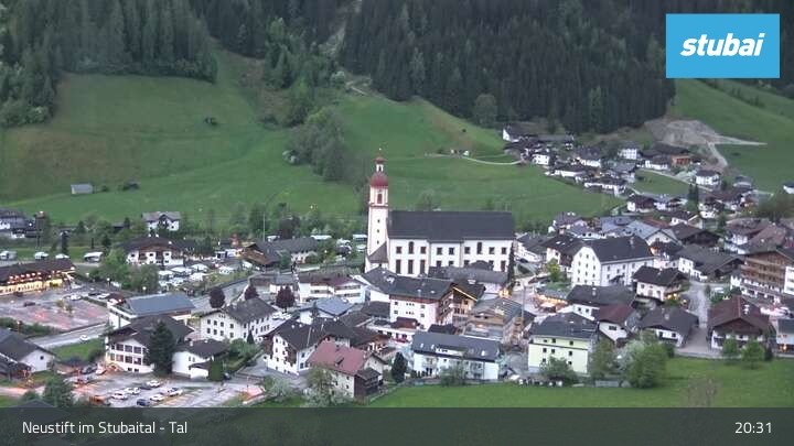 Archived image Webcam View of Neustift im Stubaital