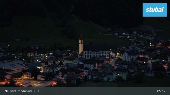 Archived image Webcam View of Neustift im Stubaital