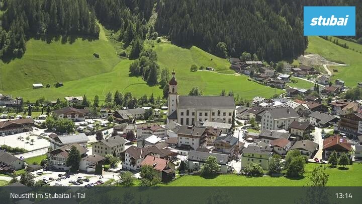 Archived image Webcam View of Neustift im Stubaital