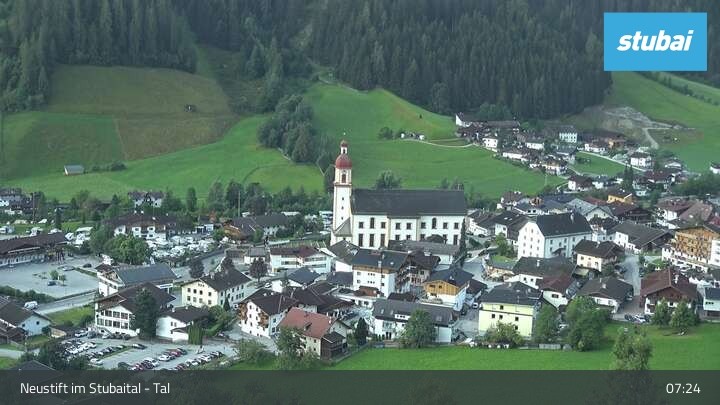 Archived image Webcam View of Neustift im Stubaital