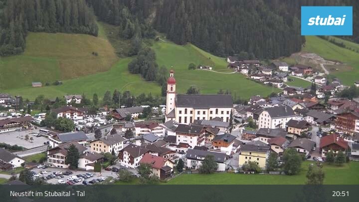 Archived image Webcam View of Neustift im Stubaital