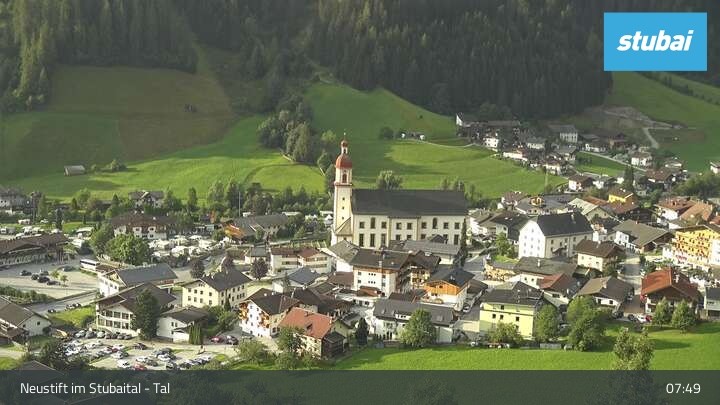 Archived image Webcam View of Neustift im Stubaital