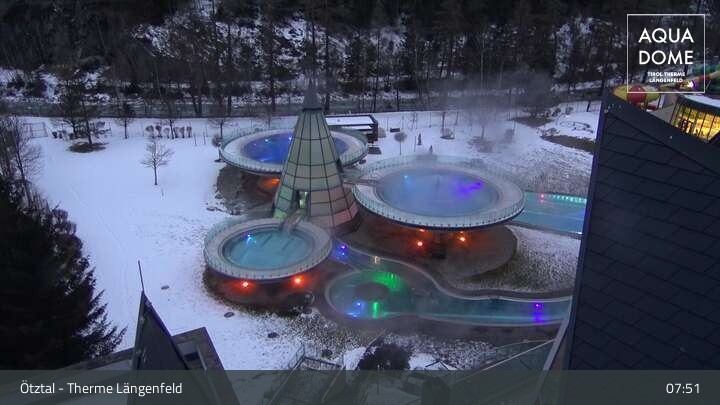 Archived image Webcam Aqua Dome Spa Längenfeld